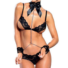 Load image into Gallery viewer, Sexy Lingerie Women's Dress Underwear Set Babydoll Sleepwear + G-string