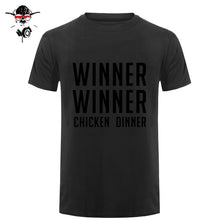 Load image into Gallery viewer, COOL new world hot FPS game Player unknown's Battlegrounds t shirts PUBG Winner Winner Chicken dinner t shirts