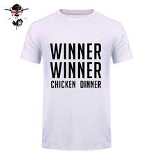 Load image into Gallery viewer, COOL new world hot FPS game Player unknown's Battlegrounds t shirts PUBG Winner Winner Chicken dinner t shirts