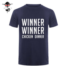 Load image into Gallery viewer, COOL new world hot FPS game Player unknown's Battlegrounds t shirts PUBG Winner Winner Chicken dinner t shirts