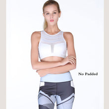 Load image into Gallery viewer, 2018 Women Gym White Yoga Crop Tops Yoga Shirts Long Sleeve Workout Tops Fitness Running Sport T-Shirts Training Yoga Sportswear