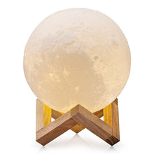 Load image into Gallery viewer, LED Night Light Magical Moon 3D USB Table Desk Moon Lamp Home Decor 8-20CM