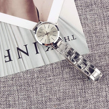 Load image into Gallery viewer, 2019 New Fashion Faux Chronograph Plated Classic Geneva Quartz Ladies Watch Women Crystals Wristwatches Relogio Feminino