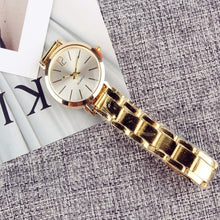 Load image into Gallery viewer, 2019 New Fashion Faux Chronograph Plated Classic Geneva Quartz Ladies Watch Women Crystals Wristwatches Relogio Feminino