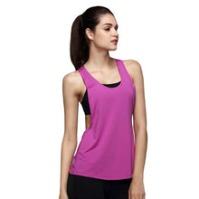 Load image into Gallery viewer, Female Sport Top Jersey Woman T-shirt Crop Top Yoga Gym Fitness Sport Sleeveless Vest Singlet Running Training Clothes for Womem