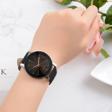Load image into Gallery viewer, GENEVIVIA Luxury Brand Men's Watch Quartz Dial Clock Leather Wrist Watch Round Case Stainless Steel Business Wristwatch